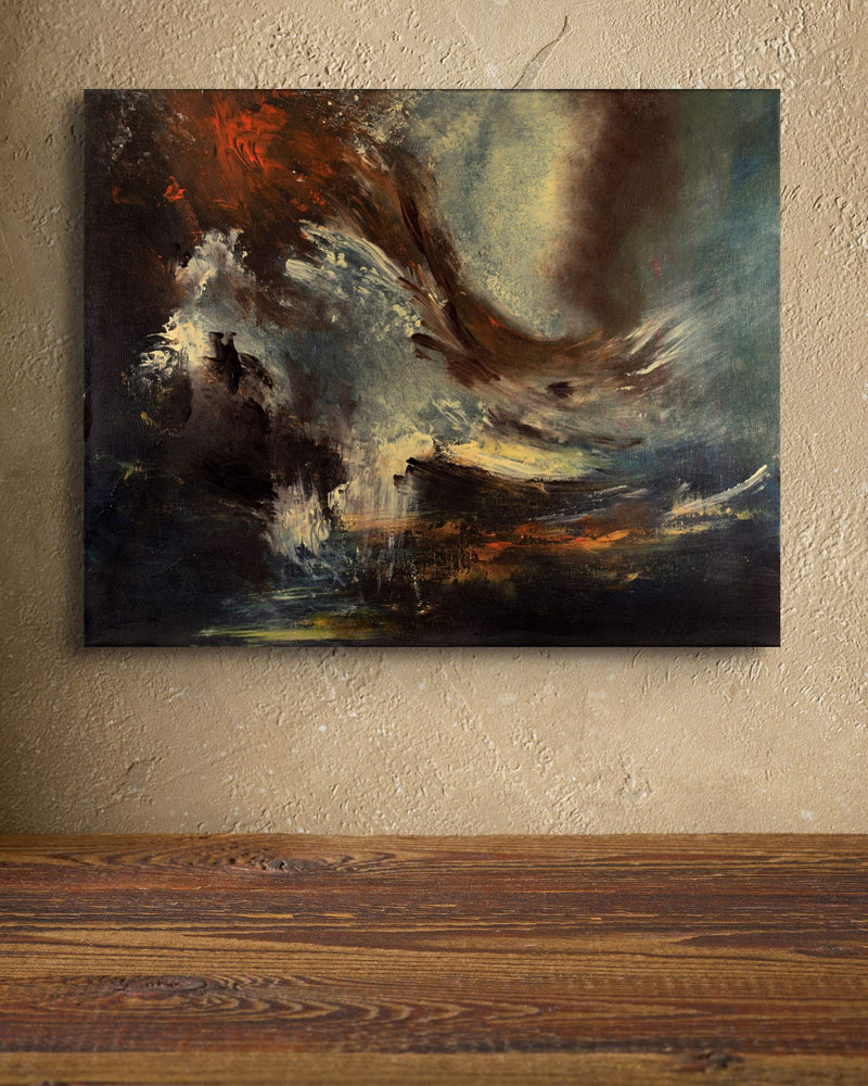 NOCTURNAL ICARUS / 20''x16'' / Oil on Canvas / 2022
