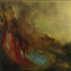 CATACLYSMICON II - INFRA / 18''x18'' / Oil on Canvas / 2022