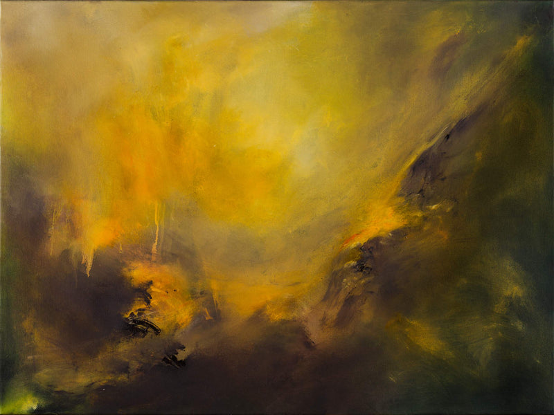 DAWN, BUT ALMOST / 40''x30'' - Oil on Canvas / 2022